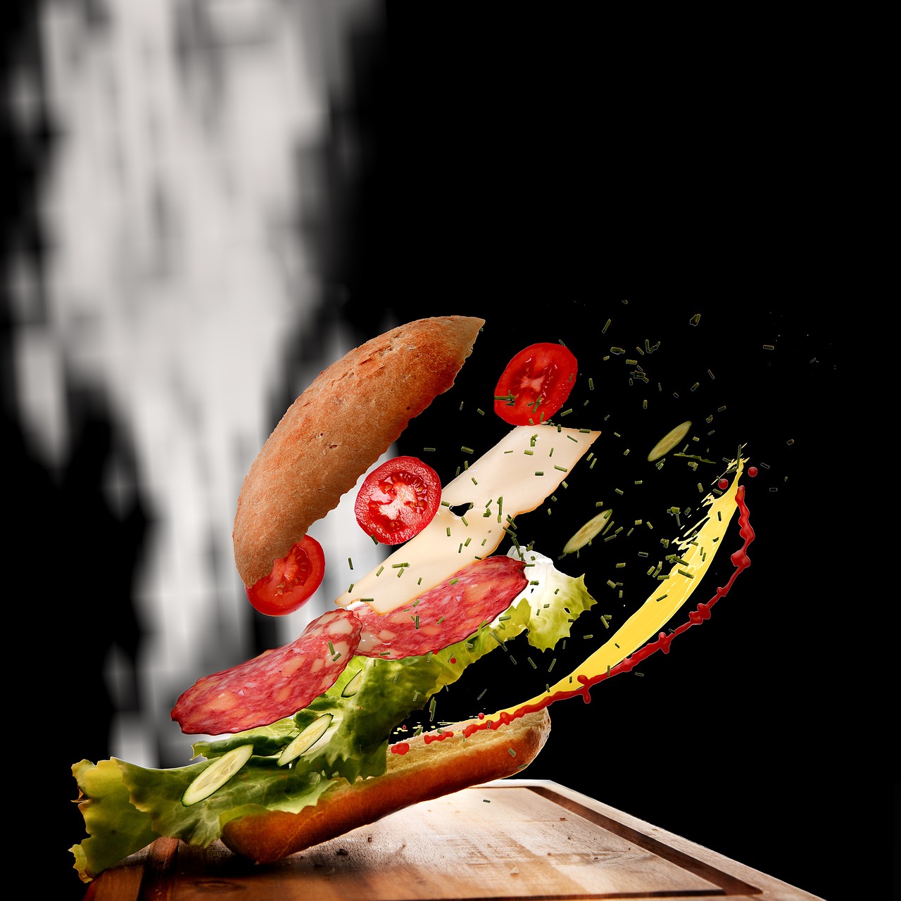 Photo by Sponchia sandwich, food, flying food, snack, fast food, bread, tasty, delicious, healthy, nutrition, food photography, sandwich, sandwich, food, food, food, food, food, fast food, fast food, fast food, fast food